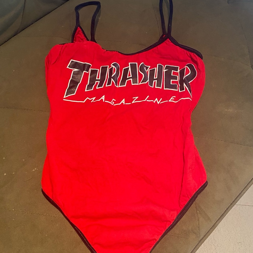 Custom Thrasher Magazine bodysuit